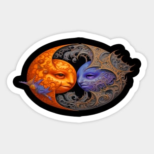 Yin Yang Sticker